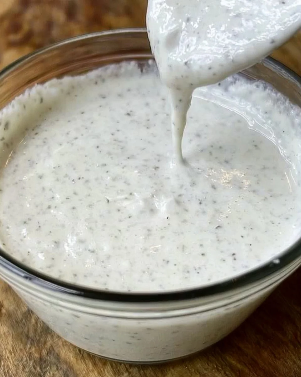 Delicious homemade Hidden Valley Ranch Dressing served in a bowl