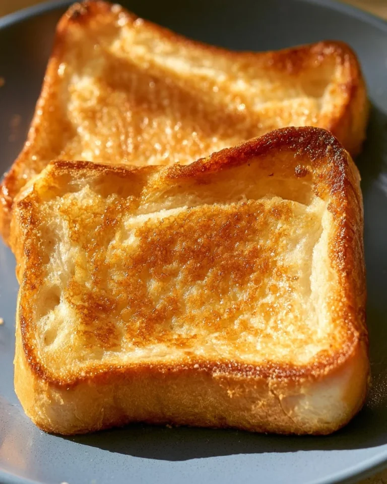 Slices of golden brown Texas Toast served with garlic and herbs.